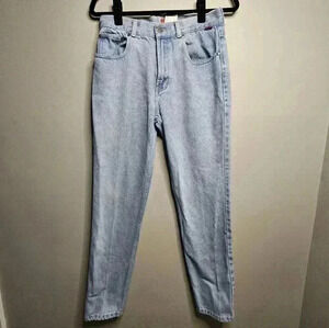 Esprit Vintage Jeans High Waisted Tapered Mom Light Wash Denim 90s Slim Cut Sz 7